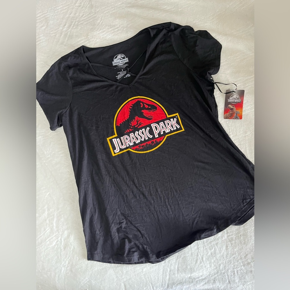Jurassic Park Black T-Shirt